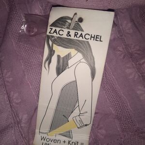 Zac & Rachel Purple Knit Top